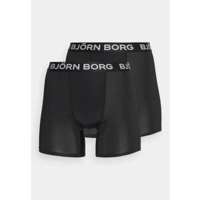 Abbildung von Björn Borg Performance Boxer 2 PACK Panties, Herren, Größe: Small, Black