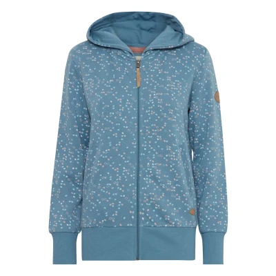 Abbildung von Oxmo Oxbeatrice Sweatjacke, Damen, Größe: Large, Bluestone