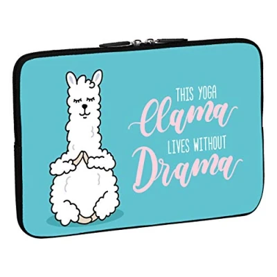 Abbildung von PEDEA Design Schutzhülle Notebook Tasche bis 15,6 Zoll (39,6cm), Yoga Lama