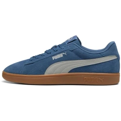 Abbildung von Puma Smash 3.0 Unisex Sneaker low, Größe: 42.5, Dark indigo/gray echo/gum Veloursleder