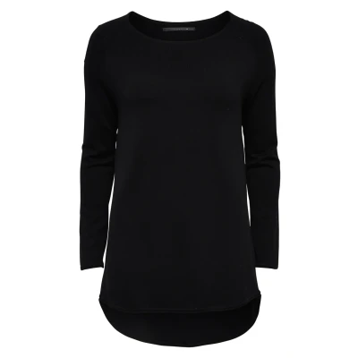 Abbildung von ONLY Onlmila LACY L S LONG Strickpullover, Damen, Größe: XL, Black