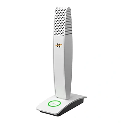 Abbildung von Neat Skyline Unidirektionales USB Desktop Kondensatormikrofon für Konferenzen, Podcasts und Streaming Applikationen Weiss