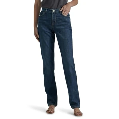 Abbildung von Lee Damen Classic Fit Monroe Straight Leg Jeans Blau 42 Lange