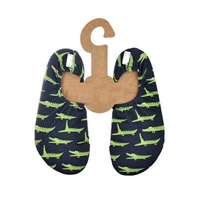 Abbildung von Slipstop Kinder Strandschuhe Anti Rutsch Ballett Schuhe Schwimmschuhe Urlaub Badeschuhe Yoga Pool für Jungs rot Clark, Größe 24 26