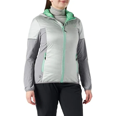 Abbildung von CMP Damen Ripstop Jacke mit fester Kapuze, Eis, D42