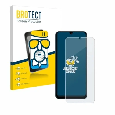 Abbildung von BROTECT Entspiegelungs Schutzglas für Xiaomi Redmi 13C 5G Schutz Folie Panzerfolie Glas Matt [Extrem Kratzfest 9H, Anti Reflex, Fingerprint]