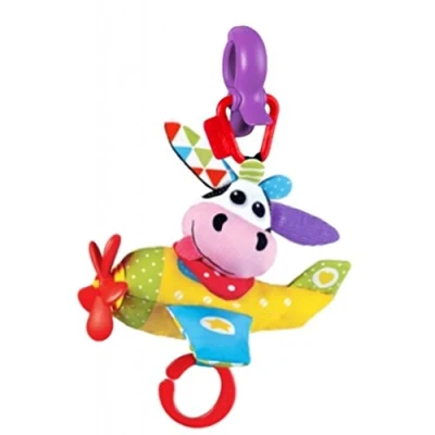 Abbildung von Yookidoo kinderwagenanhänger Musikalische Flugzeugkuh 25 cm