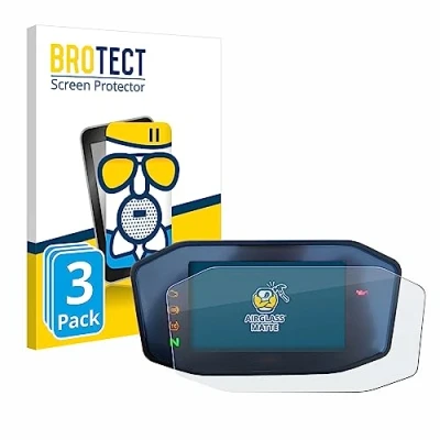 Abbildung von BROTECT Entspiegelungs Schutzglas für KTM 890 Duke R 2020 TFT Screen (3 Stück) Schutzfolie Panzer Folie Glas Matt [Extrem Kratzfest 9H, Anti Reflex]