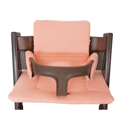 Abbildung von Shabany® Hochstuhl Sitzkissen 100% Bio Baumwolle Classic Kissen Sitzbezug Hochstuhlauflage 2 teilig passend für Stokke Tripp Trapp Kinderhochstuhl maschinenwaschbar einfache Befestigung