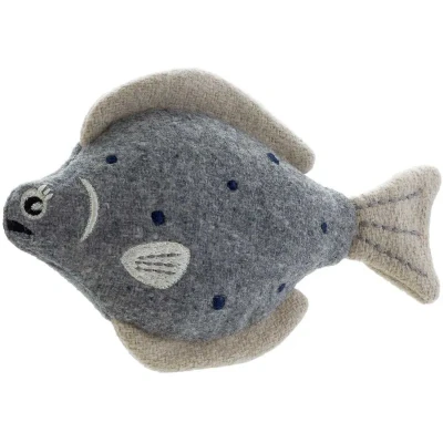 Abbildung von HUNTER Hundespielzeug Skagen Steinbutt, grau 21 cm Steinbutt
