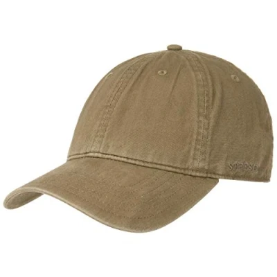 Abbildung von Stetson Ducor Sun Guard Fullcap Herren Baseballcap aus Bio Baumwolle (nachhaltig) Frühjahr/Sommer Cap mit Sonnenschutz UV 40+ Basecap Stonewashed Look Outdoorcap Oliv L (58 59 cm)