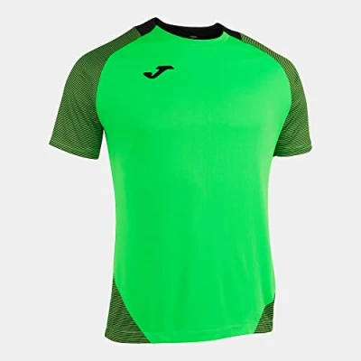 Abbildung von Joma Herren Essential Ii Equip T Shirts M/C, Neongrün/Schwarz, XXS