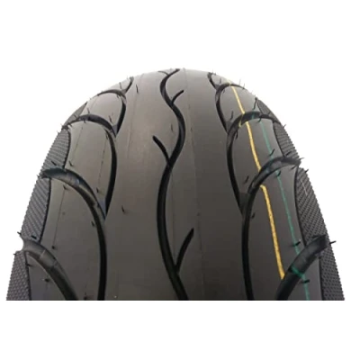Abbildung von 120/70 12 S1301 Reifen in der Größe r12 120 70 x Rollerreifen von NaRubb 4.PR TL NEU passend für Moped Scooter als Hinterreifen Vorderreifen Roller