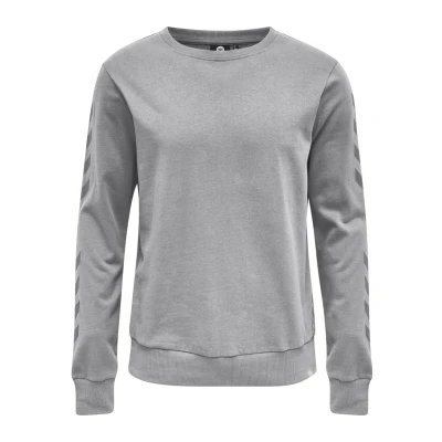 Abbildung von Hummel Legacy Chevron Sweatshirt, Herren, Größe: Small, Grey melange