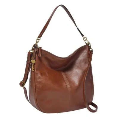 Abbildung von Fossil Tasche für Frauen Jolie, Eco Leder/Polyurethan Trim Hobo braun 30,48 cm L x 12,7 B 33,02 H ZB1434200