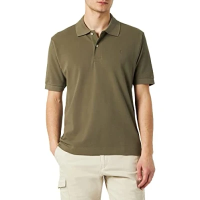 Abbildung von Seidensticker Herren Regular Fit Poloshirt Kurzarm Polo Shirt, Oliv, S