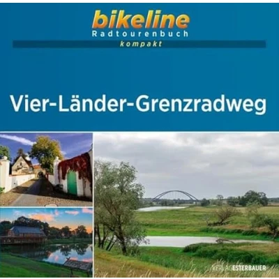 Abbildung von Vier Länder Grenzradweg: 1:50.000, 162 km, GPS Tracks Download, Live Update (bikeline Radtourenbuch kompakt)