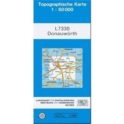 Abbildung von TK50 L7330 Donauwörth: Topographische Karte 1:50000 (TK50 Bayern)
