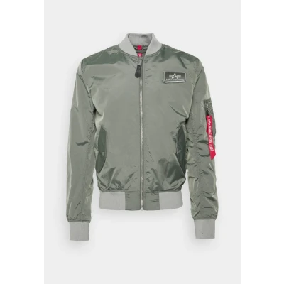 Abbildung von Alpha Industries Bomberjacke, Herren, Größe: Large, Vintage green/silver