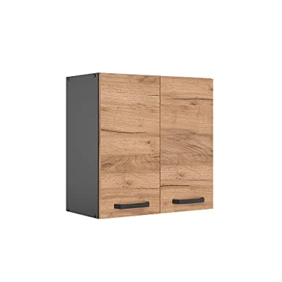 Abbildung von Vicco Hängeschrank R Line, Goldkraft Eiche/Anthrazit, 60 cm