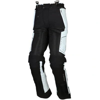 Abbildung von Modeka Motorradhose Khao Air schwarz / grau