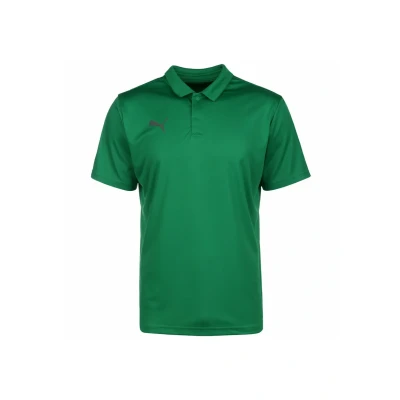 Abbildung von Puma Teamliga Sideline Poloshirt, Herren, Größe: XL, Pepper green/puma white