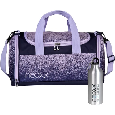 Abbildung von neoxx Sporttasche &quot;Champ, Glitterally perfect&quot;, (Set, inklusive Edelstahl Trinkflasche)