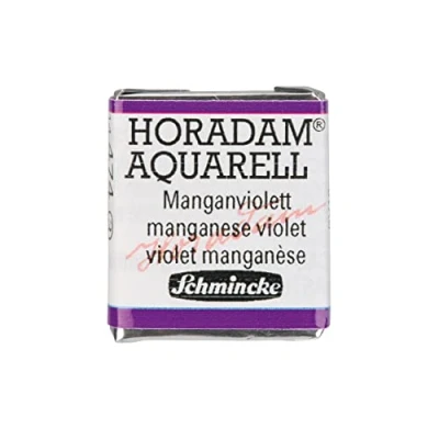Abbildung von Schmincke HORADAM® AQUARELL feinste Künstler Aquarellfarben, 474 Manganviolett, 14 044, 1/2 Näpfchen