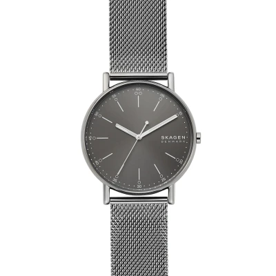 Abbildung von Skagen Signatur Uhr, Herren, Größe: One Size, Gray