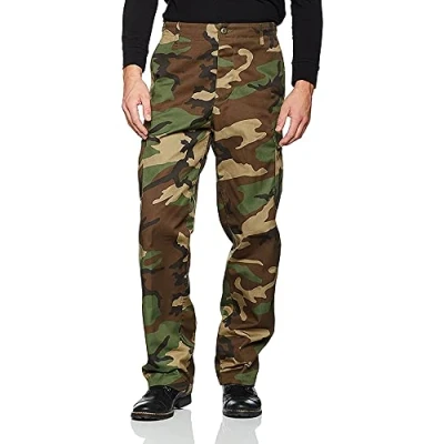 Abbildung von Mil Tec Unisex Us Rangertyp Bdu Hose, Woodland, S EU