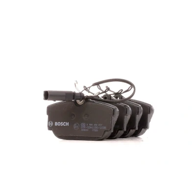 Abbildung von BOSCH 0 986 494 051 Bremsbelagsatz Low Metallic mit integriertem Verschleißsensor Anti Quietsch Blech, Montageanleitung