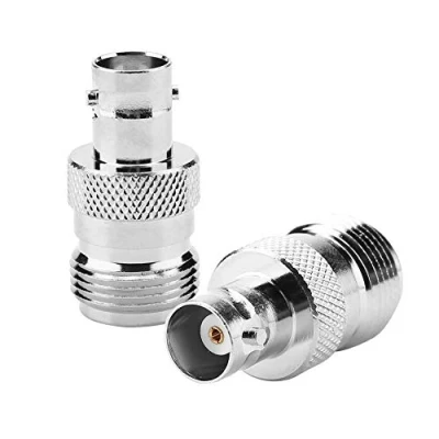 Abbildung von Akozon Typ N auf BNC Adapter 2pcs Buchse HF Stecker Koaxial Test Converter