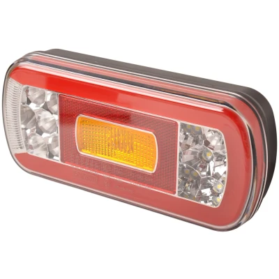 Abbildung von Fristom FT 130 rechts mit Rückfahrscheinwerfer LED 220x110x50,5 mm Anhängershop