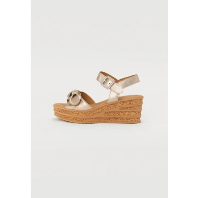 Abbildung von Gabor Keilsandalette, Damen, Größe: 37.5, Puder Schuhe