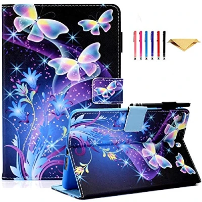 Abbildung von AUSMIX Schutzhülle für iPad 9.7 Zoll 2018 2017/iPad Air 2 Hülle/iPad Hülle, PU Leder Smart Stand Wallet mit Auto Sleep/Wake 6th/5th Gen/iPad Tablet