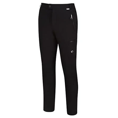 Abbildung von Regatta Herren Highton Winterhose Isoflex, strapazierfähig, wasserabweisend, warmes Innenfutter mit UV Schutz Hose, Black, 101,6 cm (40 Zoll)