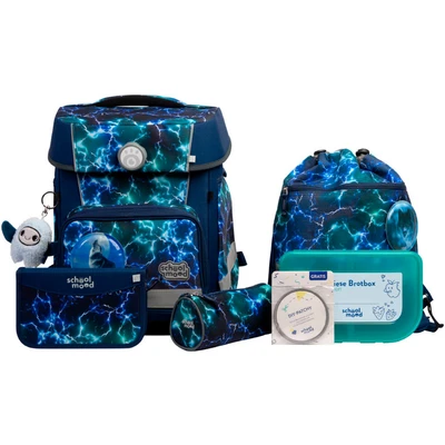 Abbildung von School Mood Champion Maxx Pro Moritz Weltall blau Schulranzen Set Grundschule