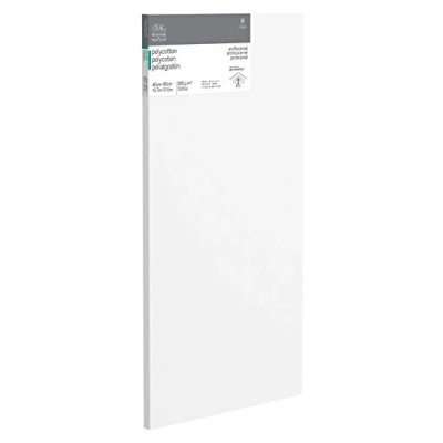 Abbildung von Winsor &amp; Newton 6206023 Professional Keilrahmen aus Baumwollmischgewebe, 385 g/m², 3 fach grundiert, mittlere Körnung, ideal für die Ölfarben und Acrylfarben 40x80cm