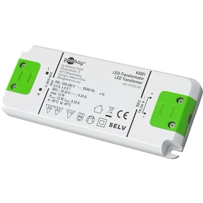 Abbildung von Goobay LED Konstantstrom Trafo 350 mA/12 W, Konstantstromversorgung, Netzteil