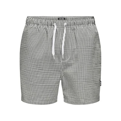 Abbildung von ONLY &amp; SONS Herren ONSTED Stripe Seersucker Swim NOOS Badeshorts, Kambaba, 50