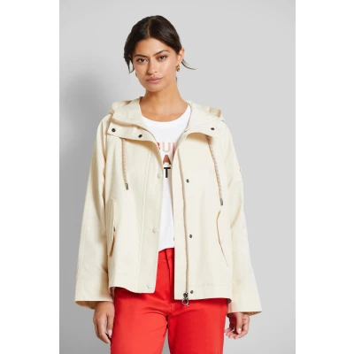 Abbildung von bugatti Lockerer Passform Regenjacke / wasserabweisende Jacke, Damen, Größe: 42, Beige