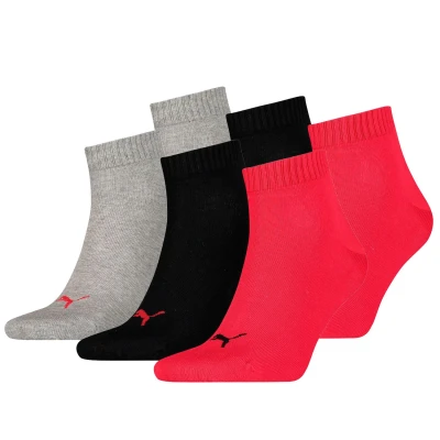 Abbildung von Puma 6 PACK Unisex Sportsocken, Größe: 47 49, Black / red