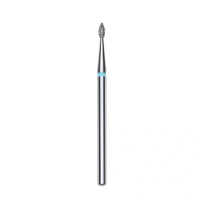Abbildung von STALEKS Pro Diamant Bohrer, FA40 &quot;Drop&quot;, 1 Stück, mittelblauer Kopfdurchmesser 1,6 mm, Arbeitsteil 4 FA40B016/4