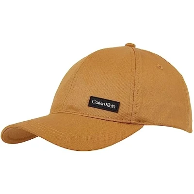 Abbildung von Calvin Klein Herren Cap Essential Patch Basecap, Braun (Natural Khaki), Onesize