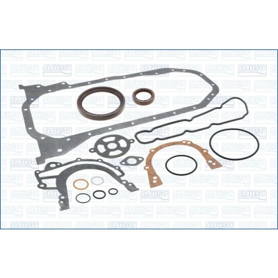 Abbildung von AJUSA 54059400 Dichtungssatz, Kurbelgehäuse AUDI: 200 C3 Limousine, 80 B4 Avant