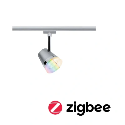 Abbildung von Paulmann URail Cone Spot RGBW chrom matt ZigBee