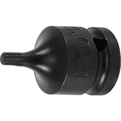 Abbildung von BGS 5487 M5 Kraft Bit Einsatz Länge 43 mm 12,5 (1/2&quot;) Innenvielzahn (für XZN)