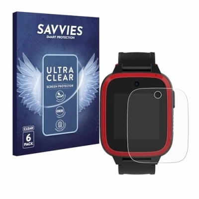 Abbildung von Savvies 6 Stück Schutzfolie für Xplora Let&#039;s Go Displayschutz Folie Ultra Transparent