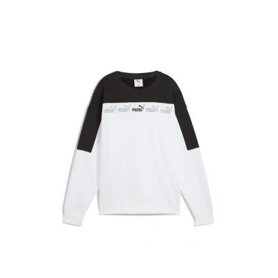 Abbildung von Puma Around The Block Crewneck Damen Mit Print White Größe: XXL