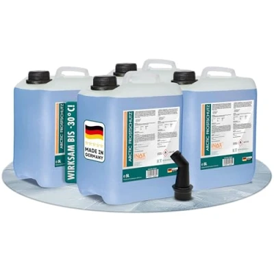 Abbildung von INOX® 4 x 5L Arctic Scheibenfrostschutz Konzentrat bis 30C Auto Frostschutzmittel Scheibenwaschanlage Scheibenwischwasser schlierenfrei